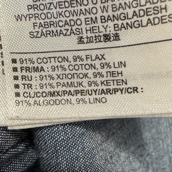 Banana Republic Denim Dress. Size 4. - Picture 10 of 10